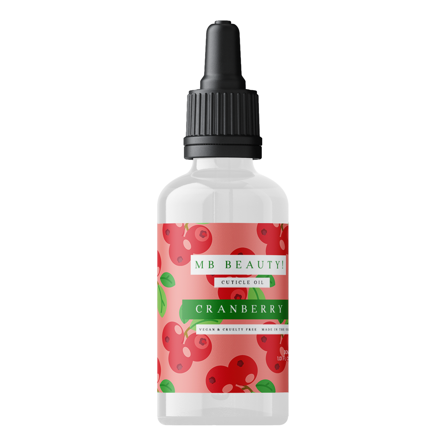 30ml Cranberry Dropper Bottle