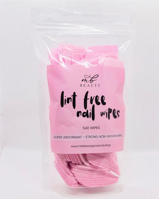 MB BEAUTY LINT FREE NAIL WIPES