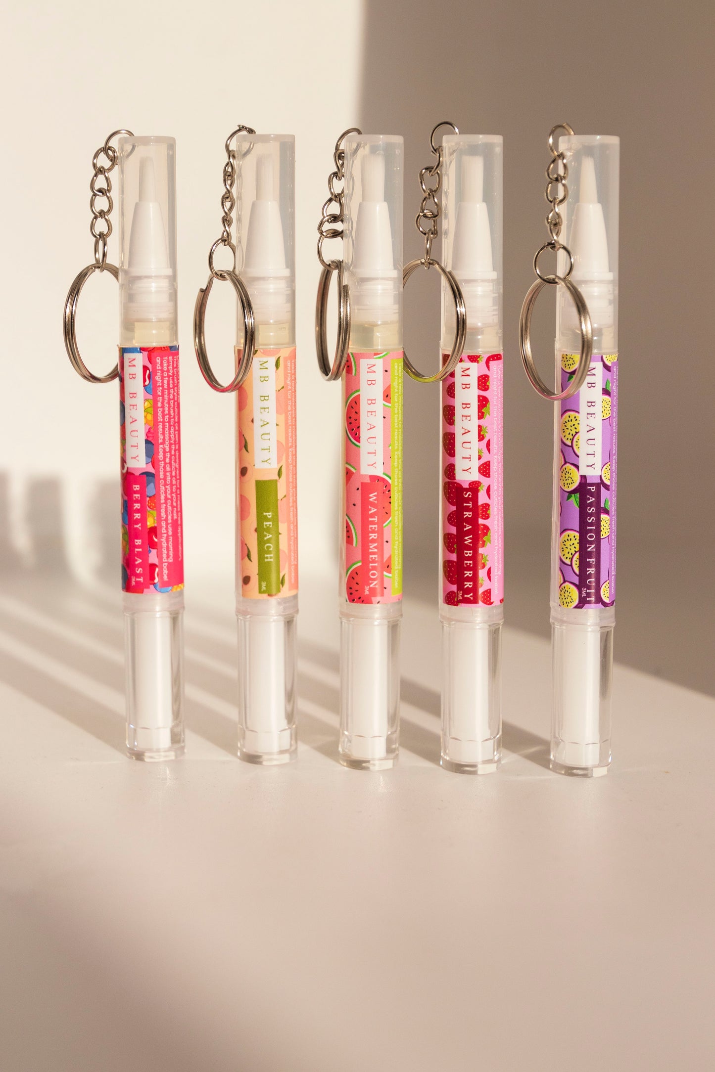 3ml Cuticle Oil Keyrings