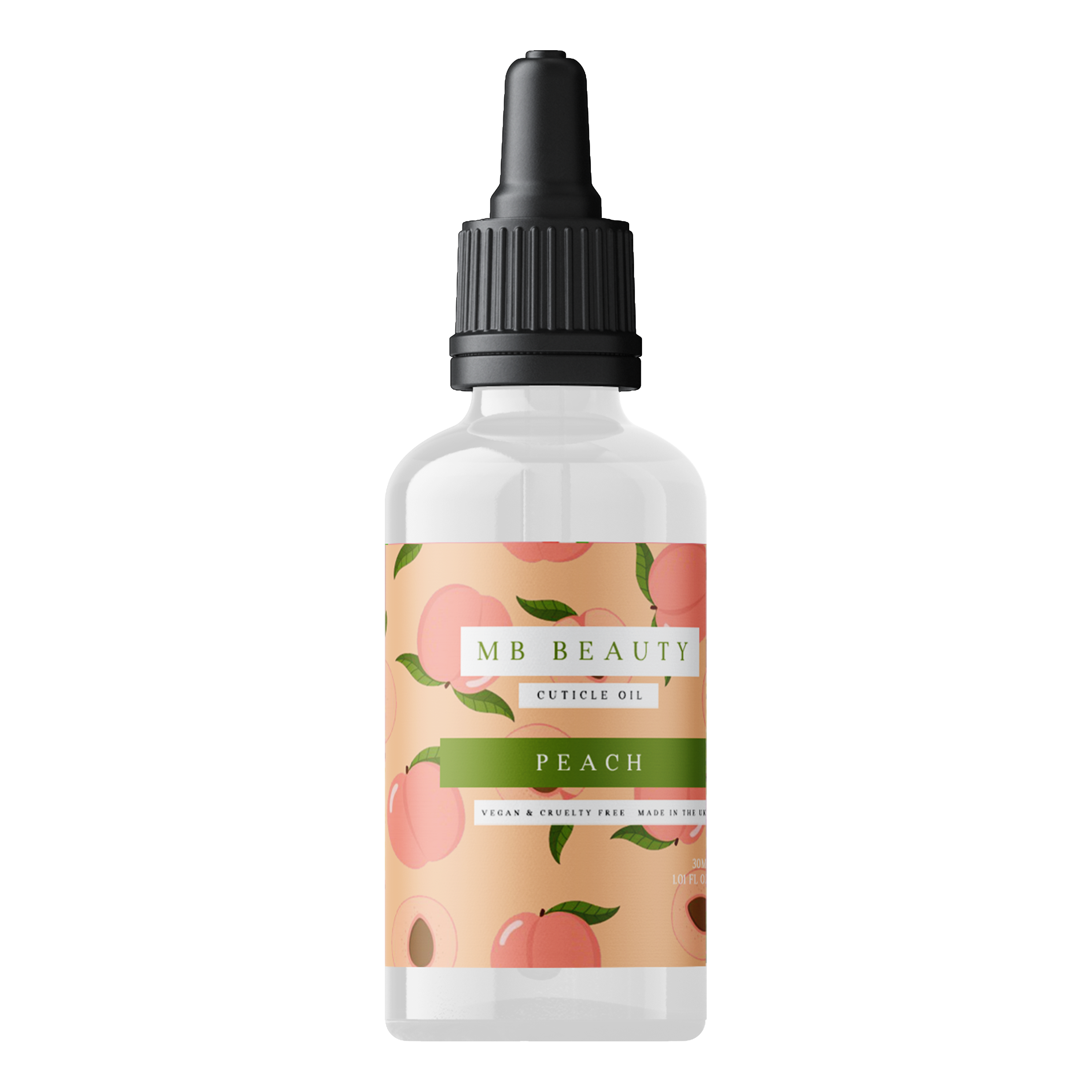 30ml Peach Dropper Bottle