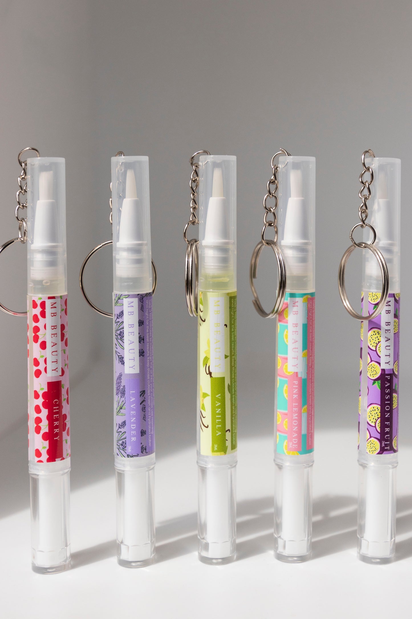 3ml Cuticle Oil Keyrings