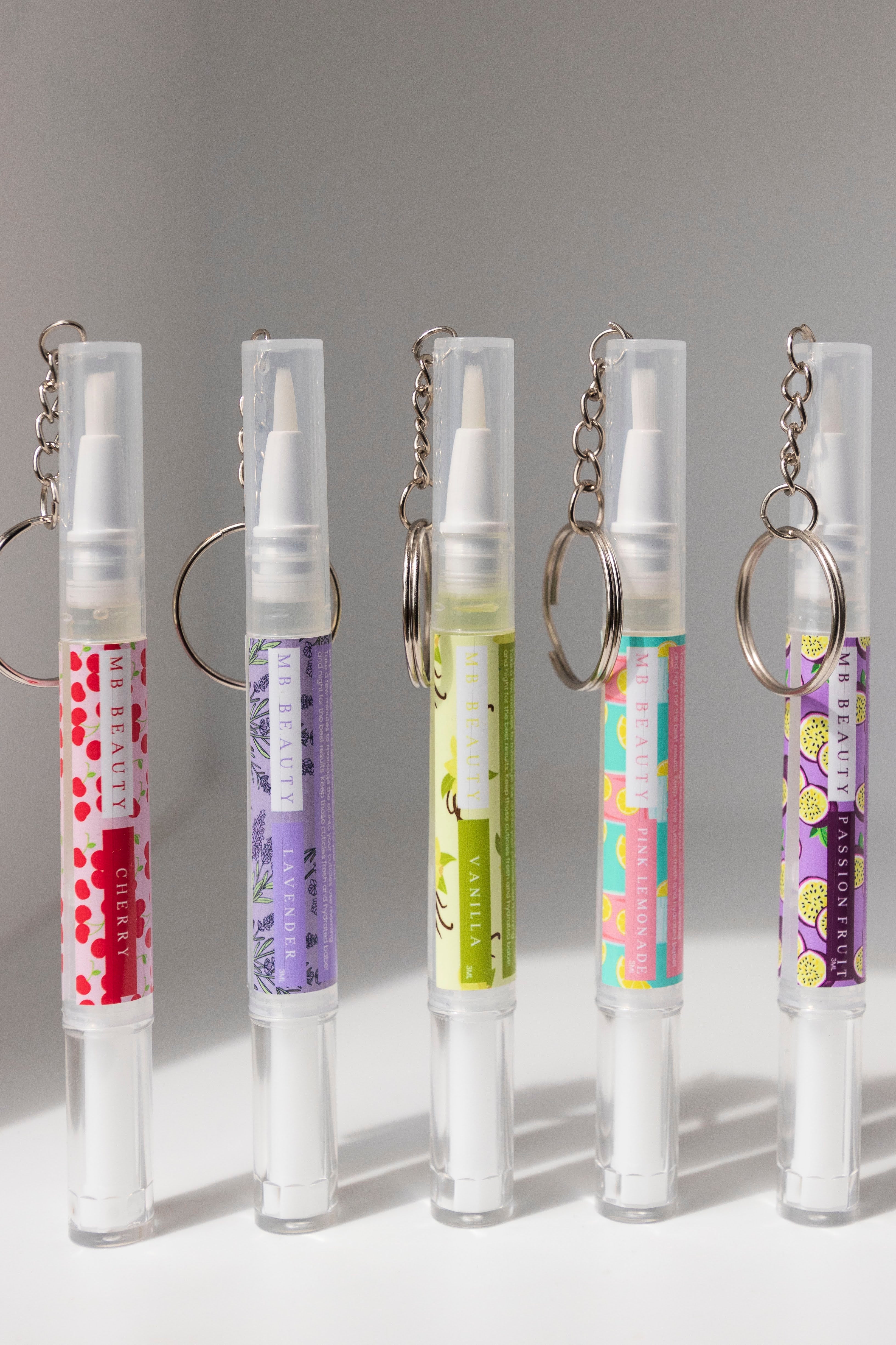 3ml Cuticle Oil Keyrings