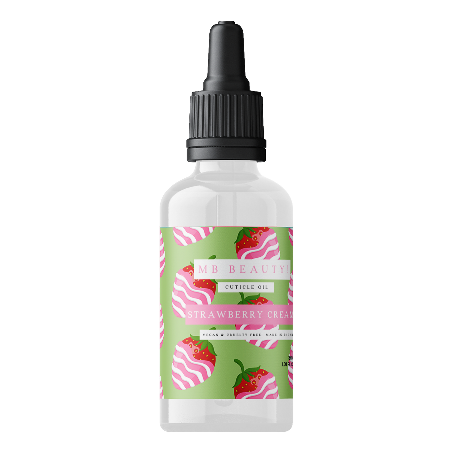 30ml Strawberry Cream Dropper Bottle